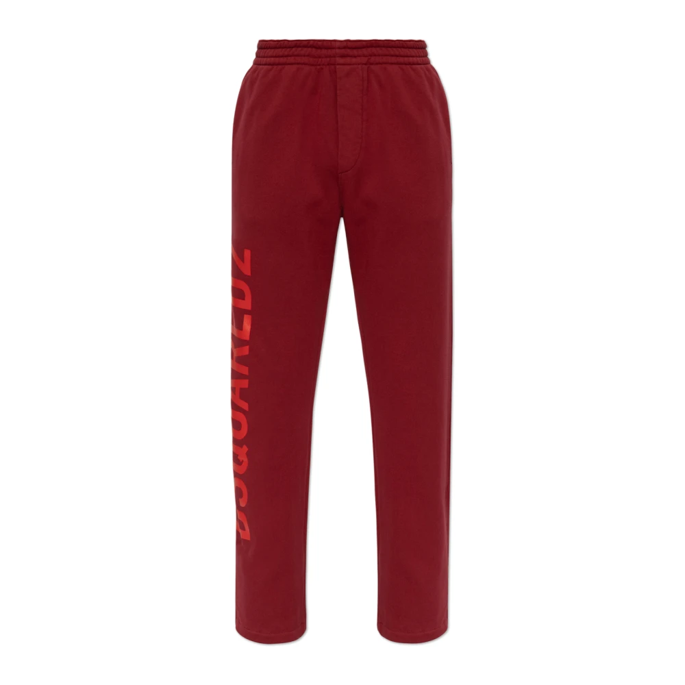 Dsquared2 Sweatpants Red Heren