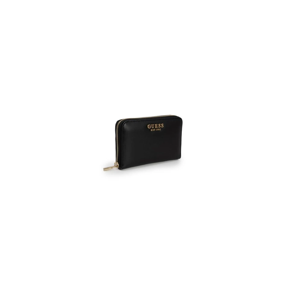 Guess Kleine Polyurethaan Portemonnee Dames Collectie Black Dames