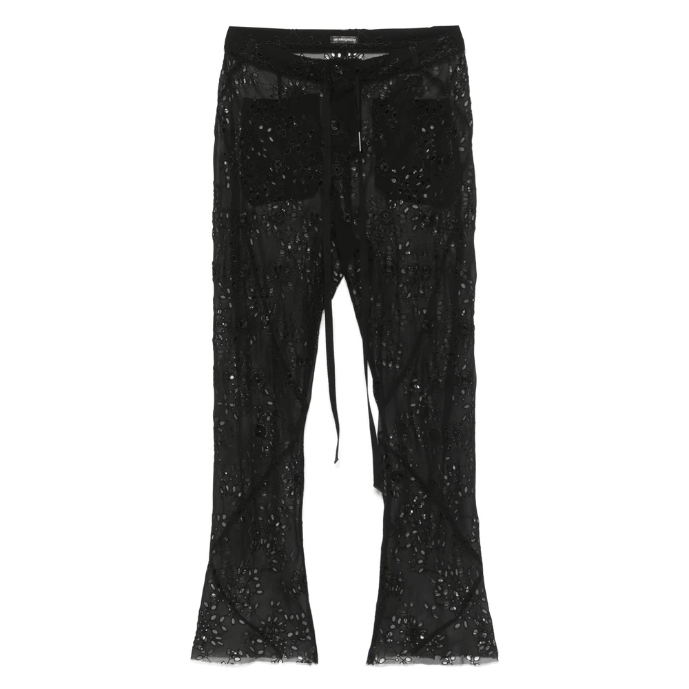 Trousers > Cropped Trousers - - Ann Demeulemeester - Modalova