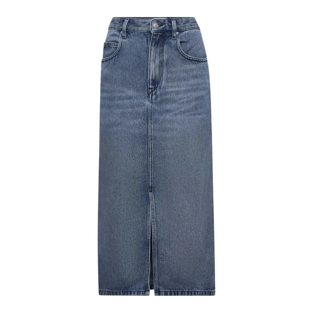 Isabel marant Blauwe Straight Cut Jeans Blue Dames