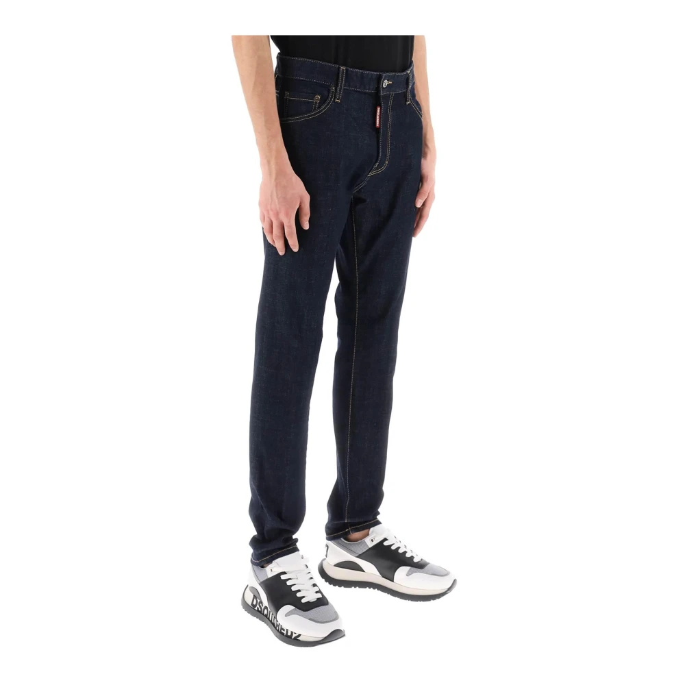 Dsquared2 Cool Guy Jeans in Dark Rinse Wash Blue Heren