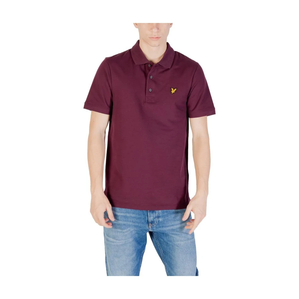 Lyle & Scott Men's Red Polo Shirts, M, Sp400vog Short Sleeve Polo