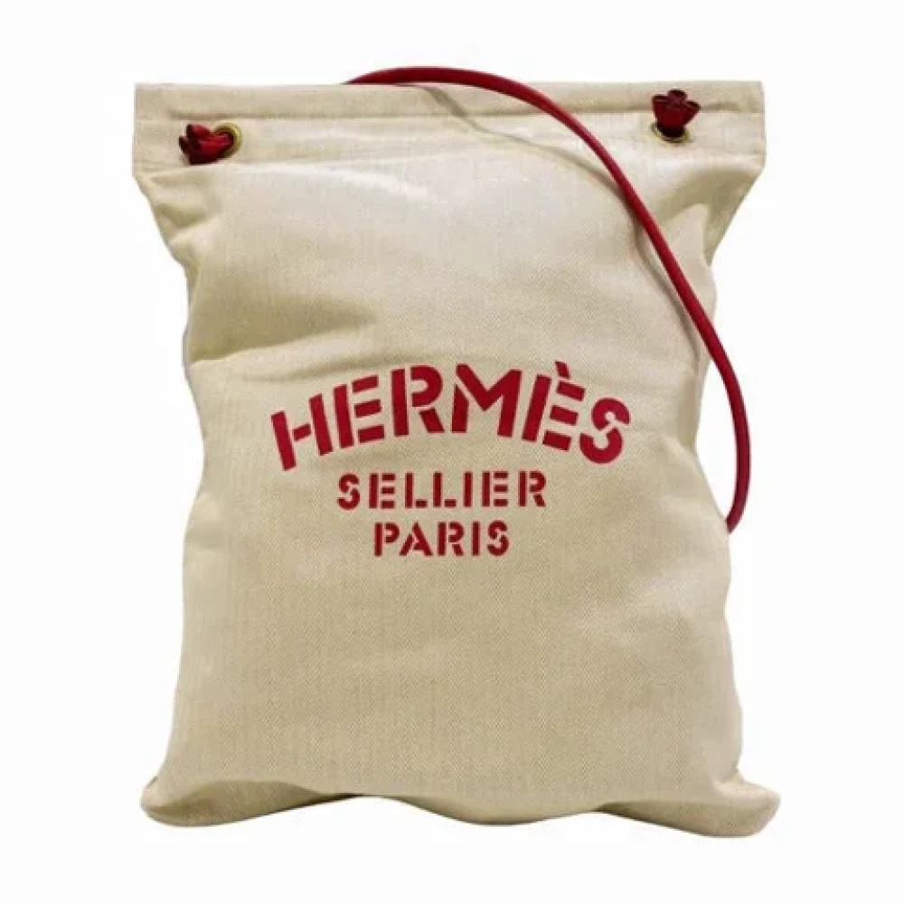 Hermès Vintage Pre-owned Canvas totes Beige Dames