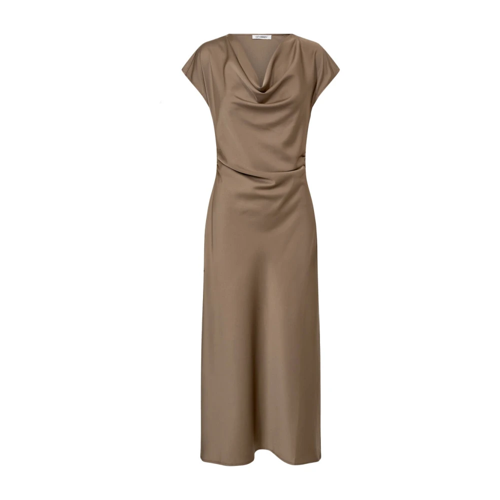 Co'Couture Wing Jurk 36449 Brown Dames