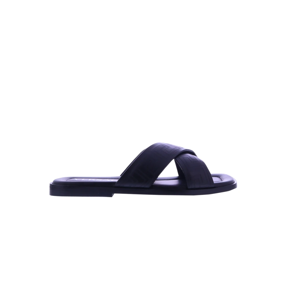 Versace Sliders Black, Herr