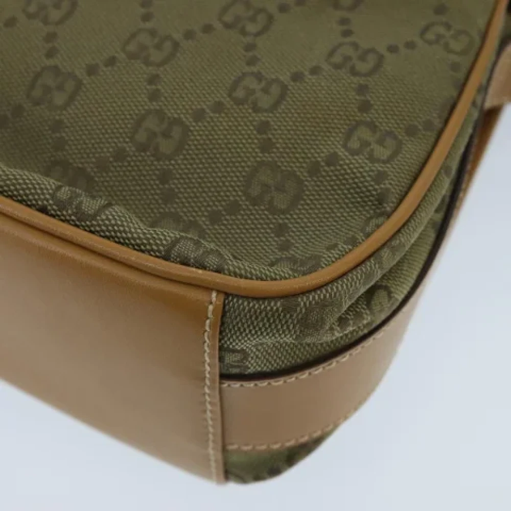Gucci Vintage Pre-owned Canvas gucci-bags Beige Dames