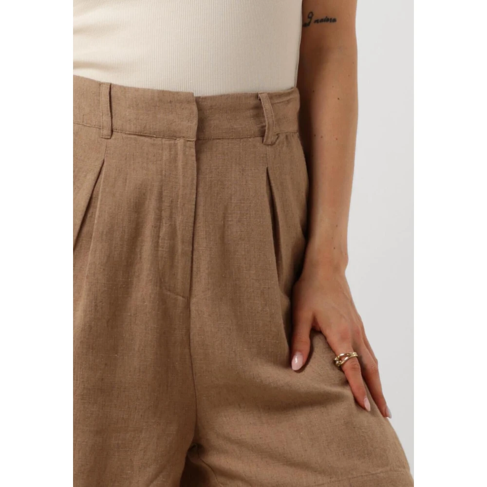 Notre-v Veelzijdige Bruine Shorts Brown Dames