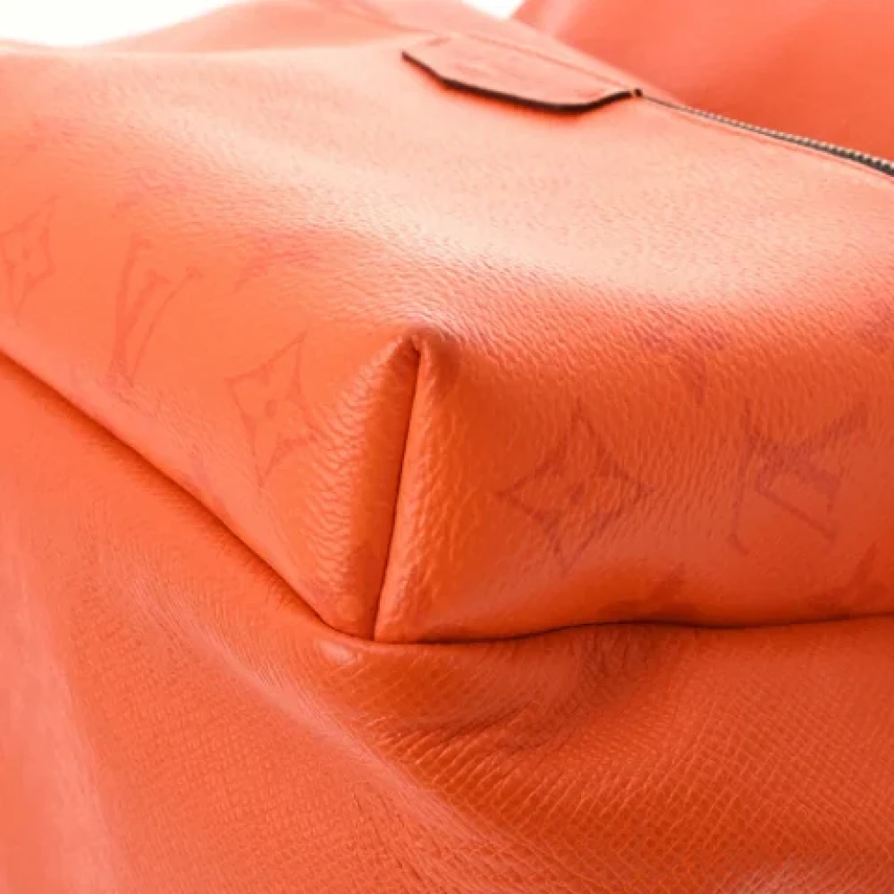 Louis Vuitton Vintage Pre-owned Leather backpacks Orange Dames