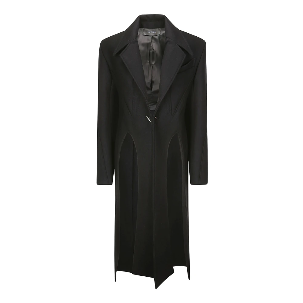 Coats > Single-Breasted Coats - - Mugler - Modalova