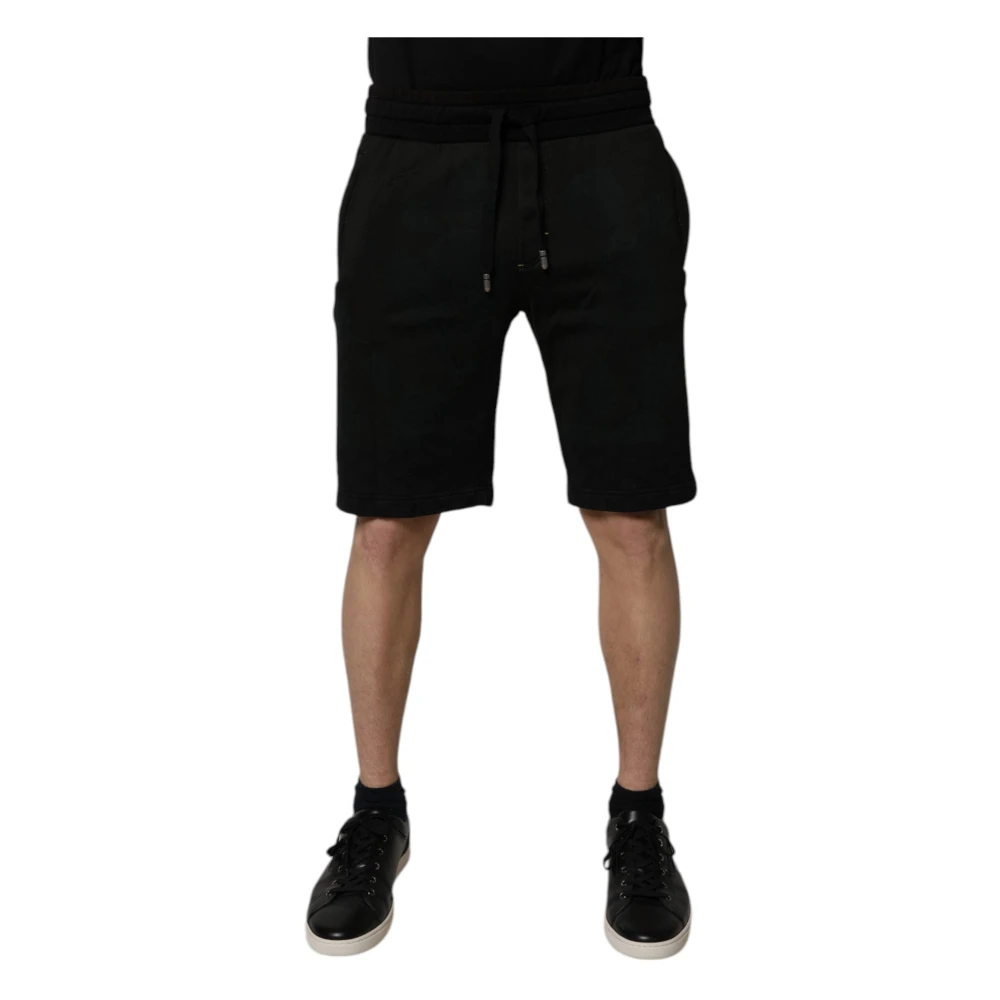 Dolce & Gabbana Men's Black Bermuda Shorts - Casual Shorts - M - Shorts