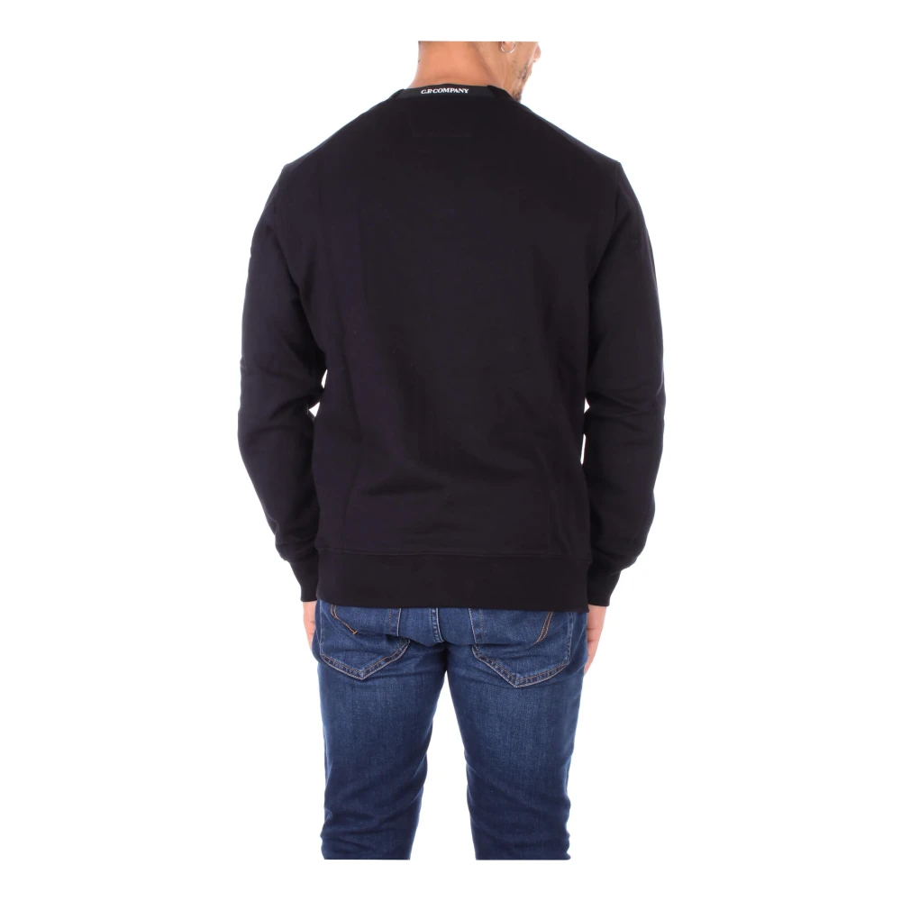 C.P. Company Zwarte Sweaters met CP Company Logo Black Heren