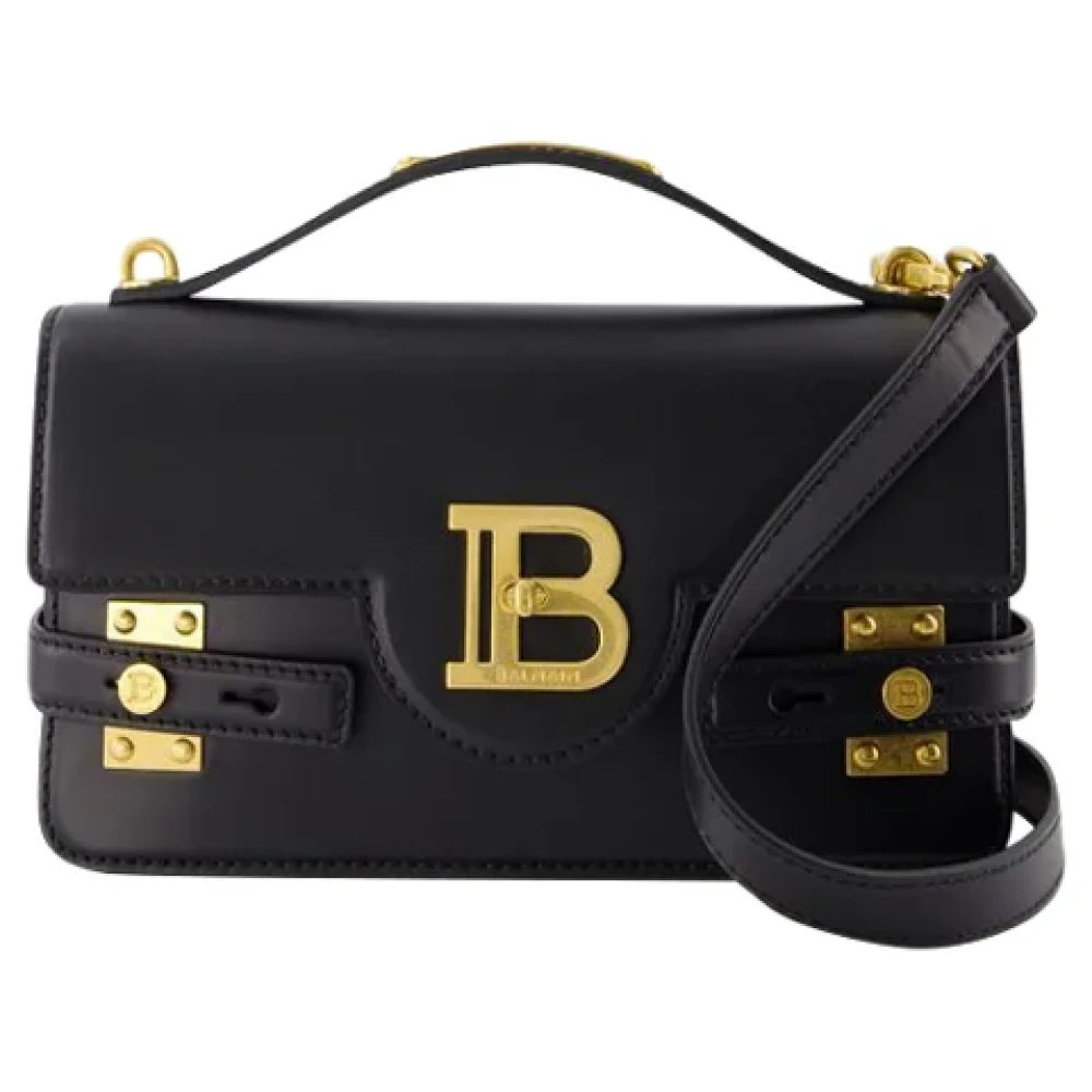 Balmain Leather crossbody-bags Black Dames