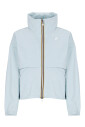 veste-impermeable-bleu-clair-avec-capuche-pliable