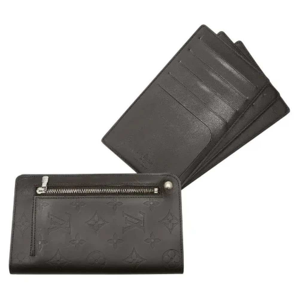 Louis Vuitton Vintage Pre-owned Leather wallets Brown Dames