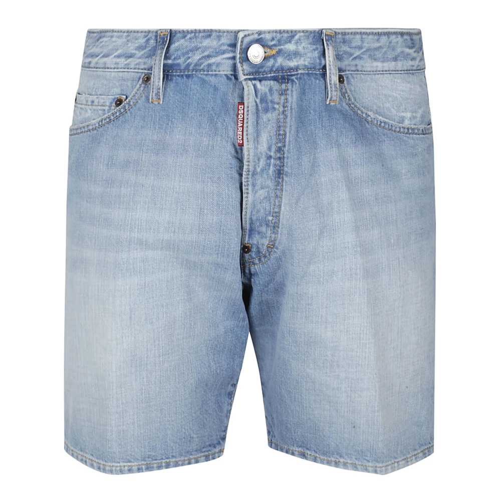 Dsquared2 Nautische Stijl Shorts Blue Heren