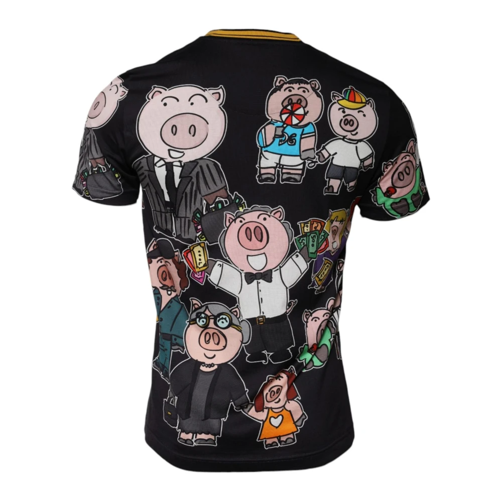 Dolce & Gabbana 2019 Jaar van het Varken T-shirt Multicolor Heren