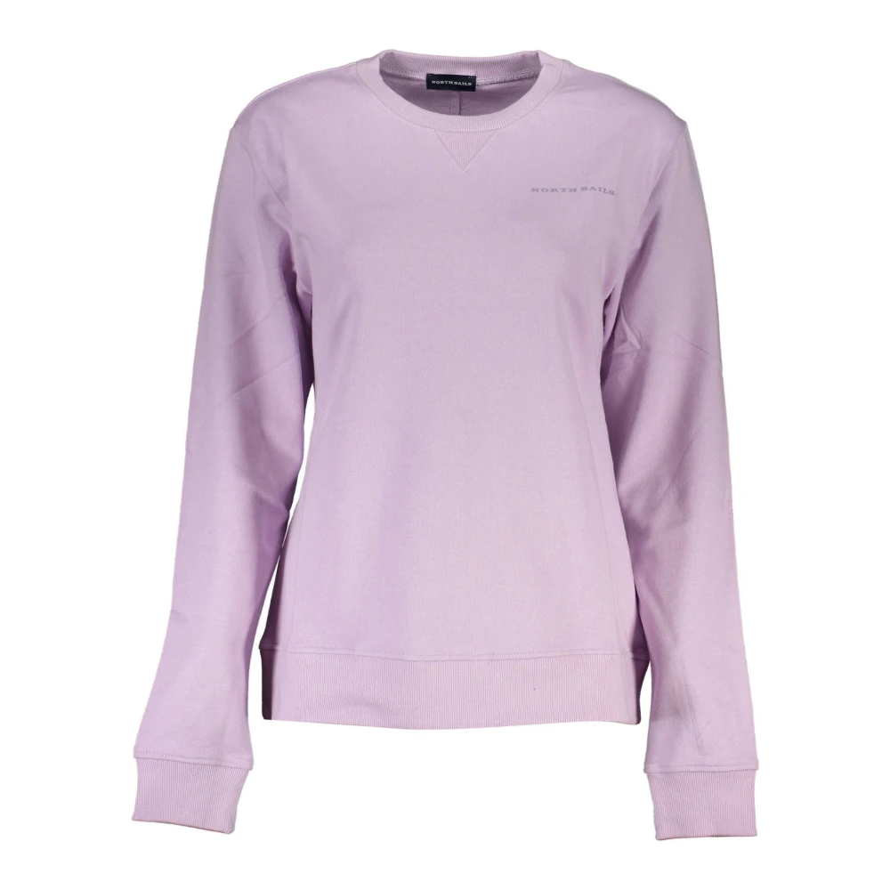 North Sails Paarse sweatshirt met lange mouwen en print Purple Dames