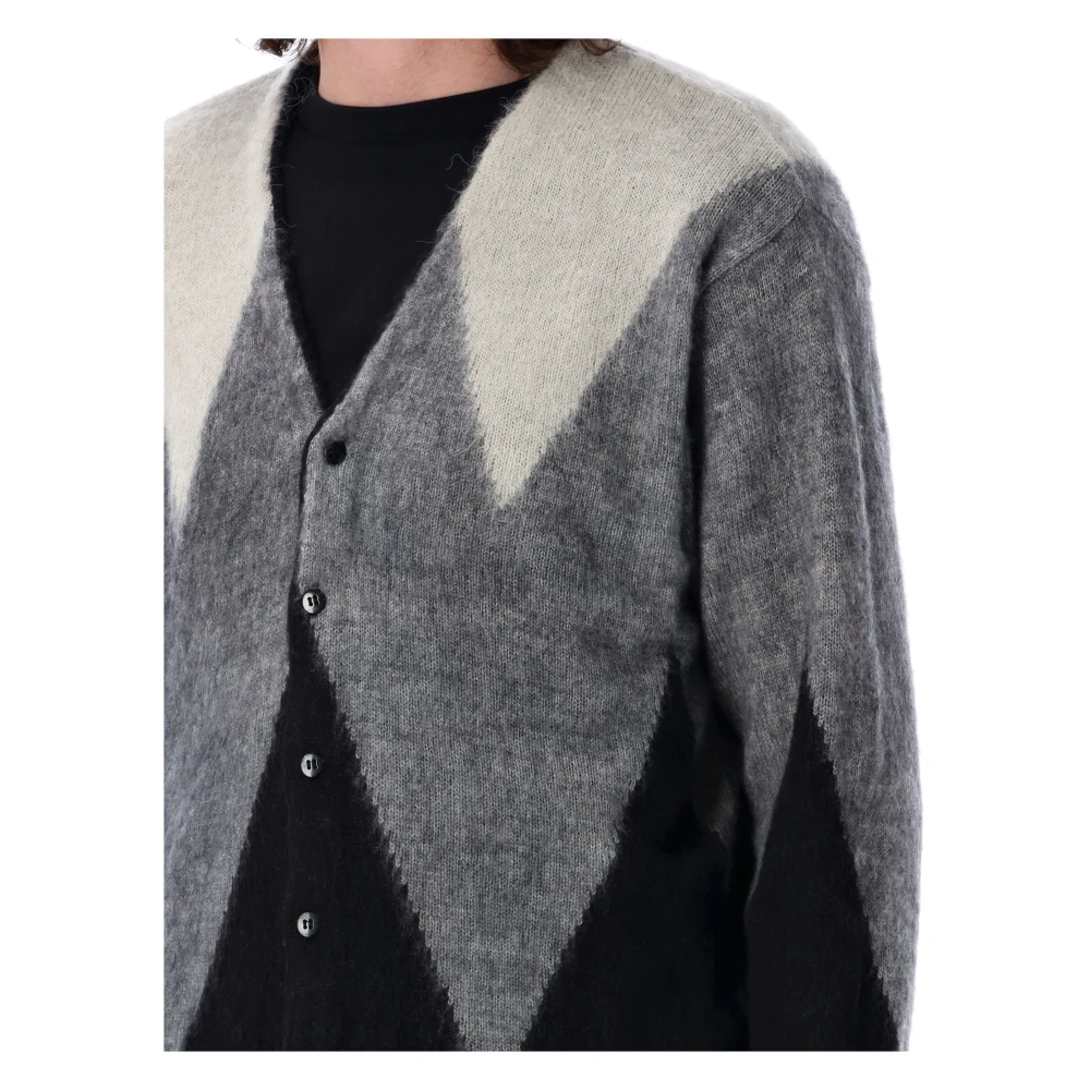Manastash Zwart Gebreid Vest Aw24 Multicolor Heren