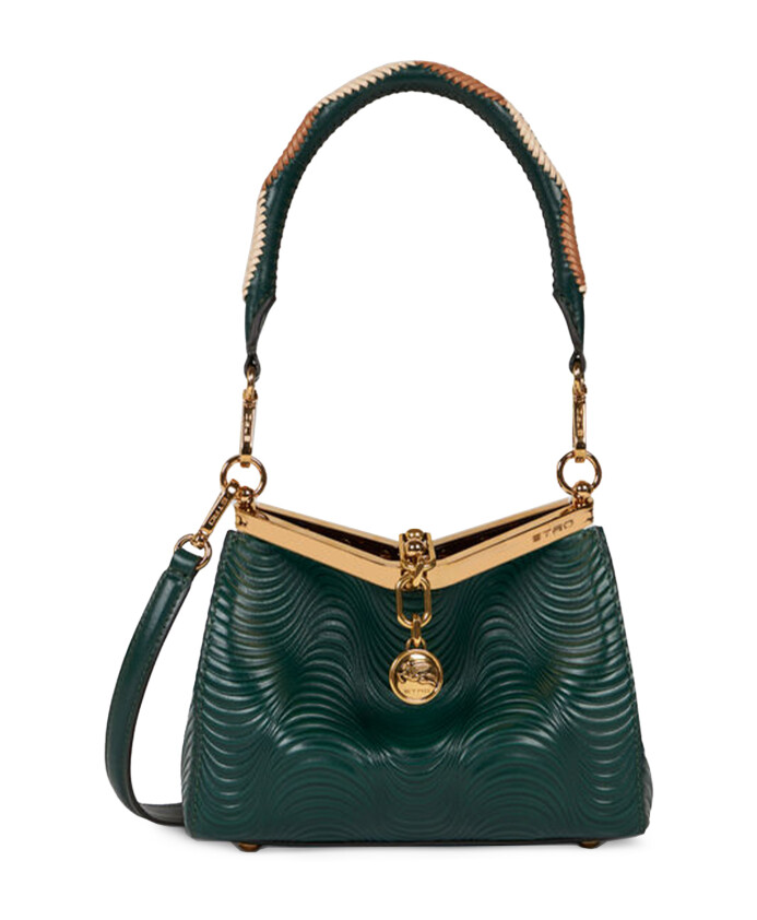sac-a-bandouliere-en-cuir-vert-avec-motif-ondule