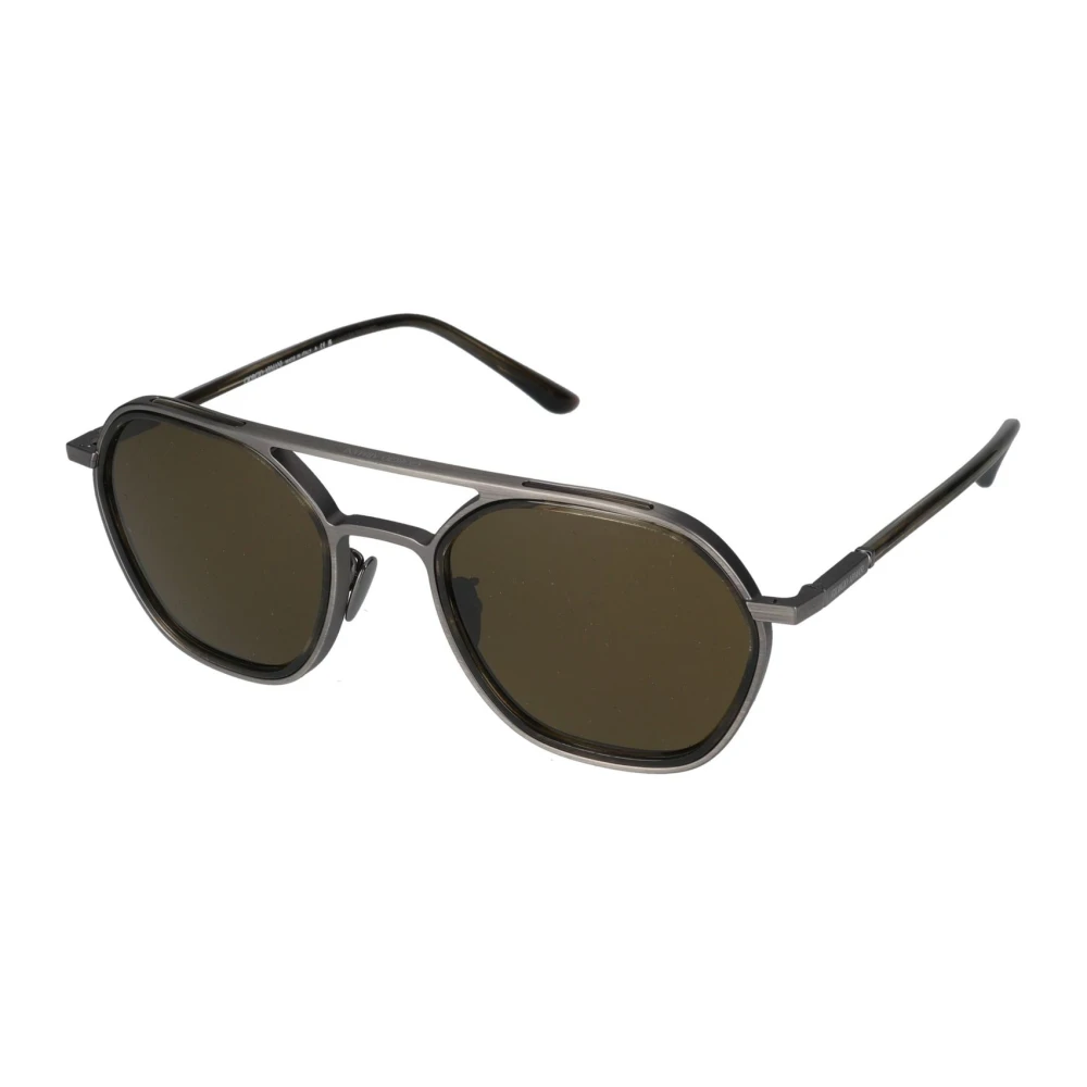 Giorgio Armani Men's Gray Sunglasses,, Stylish Sunglasses 0Ar6145 Medium