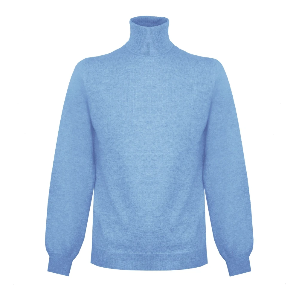 Malo Lichtblauwe Cashmere Sweater Blue Dames