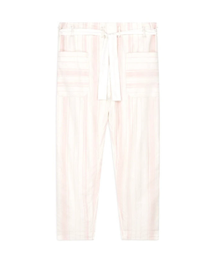 pantalon-en-coton-a-rayures