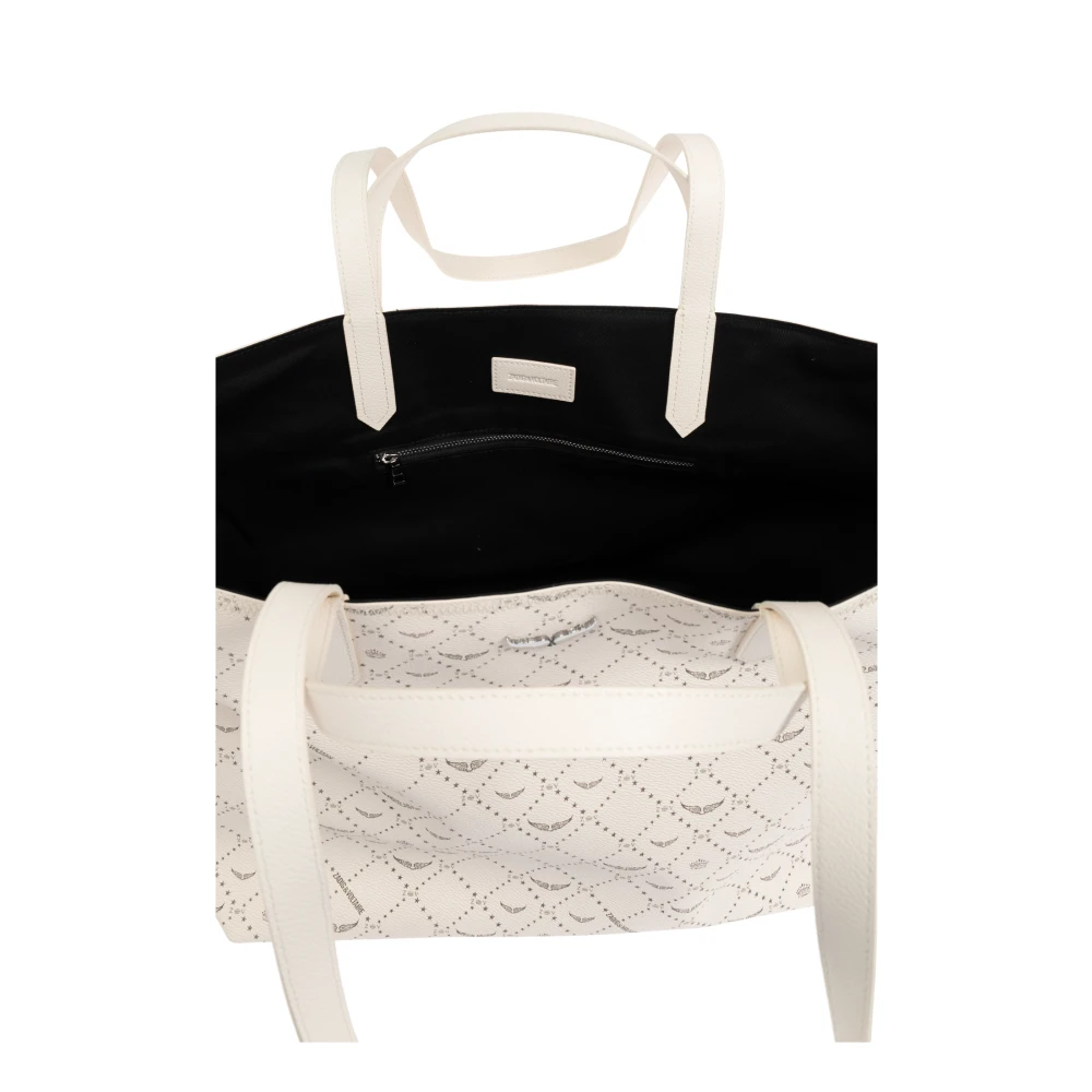 Zadig & Voltaire Tas Shopper Z XL White Dames