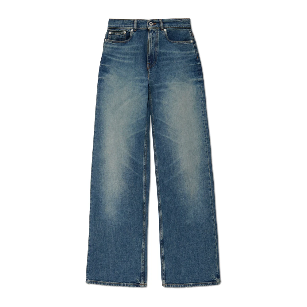 Kenzo Wijde broek Blue Dames