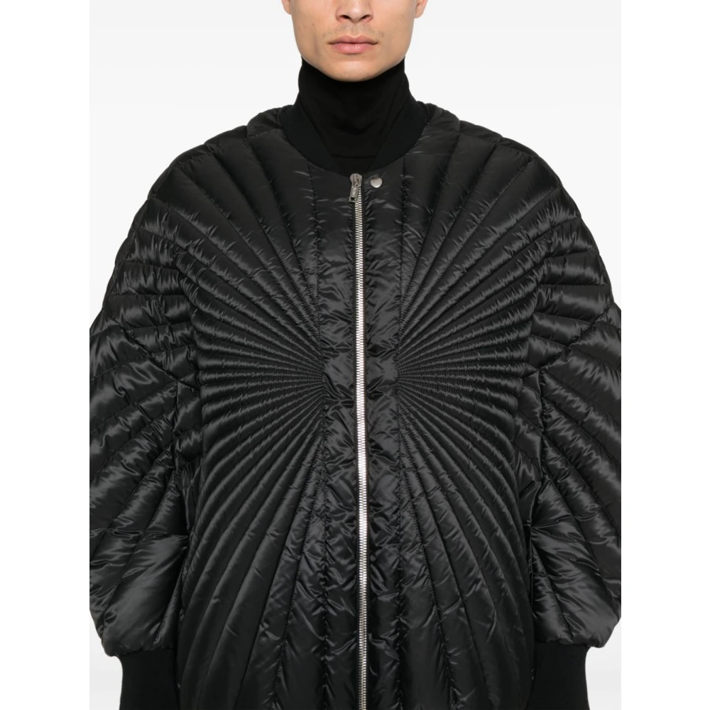 Moncler Radiance Gewatteerde Zwarte Bomberjas Black Dames