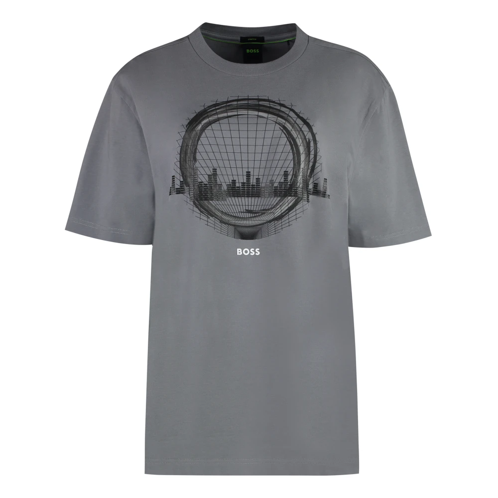 Hugo Boss T-Shirts Gray Heren