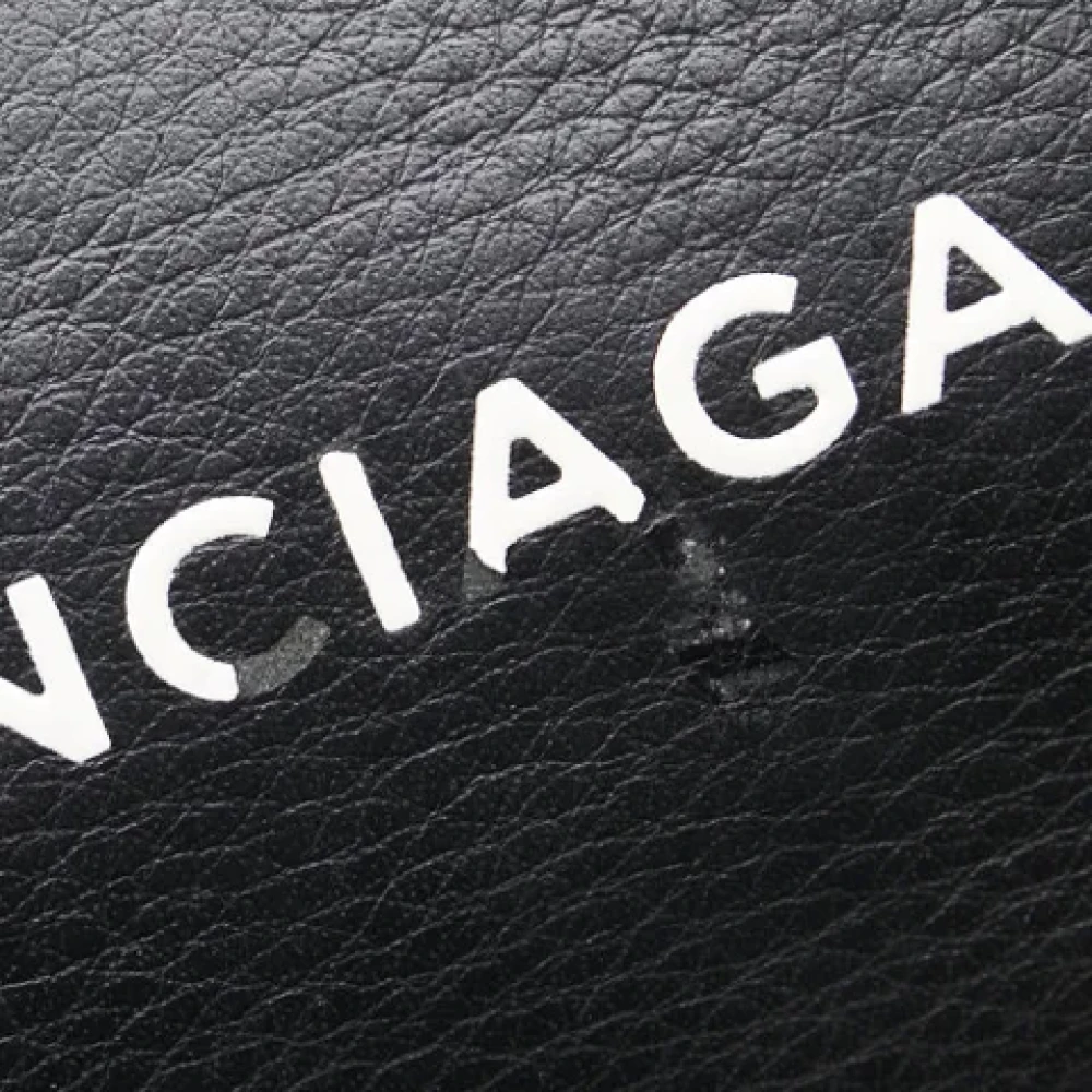 Balenciaga Vintage Pre-owned Leather clutches Black Dames