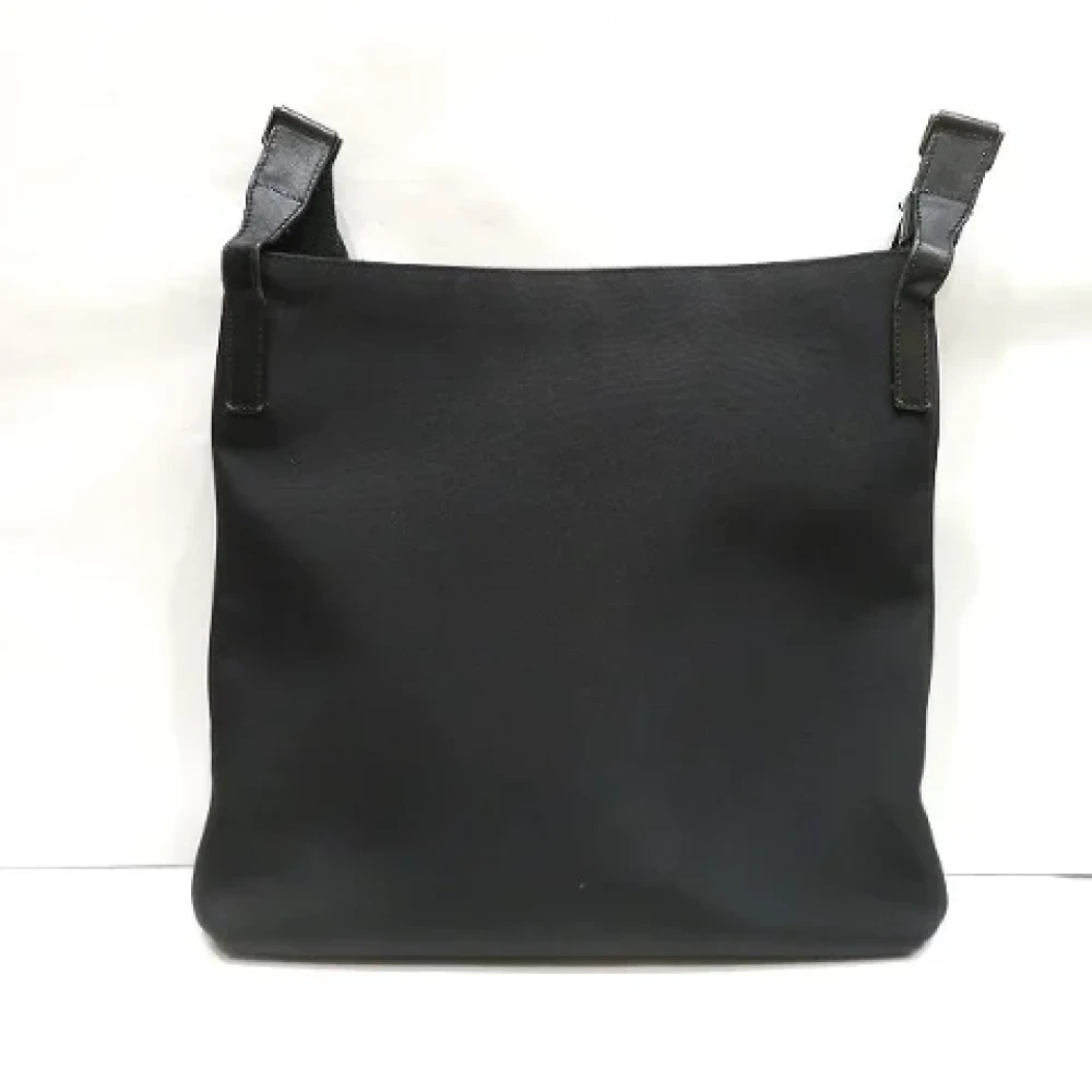 Gucci Vintage Pre-owned Canvas shoulder-bags Black Dames