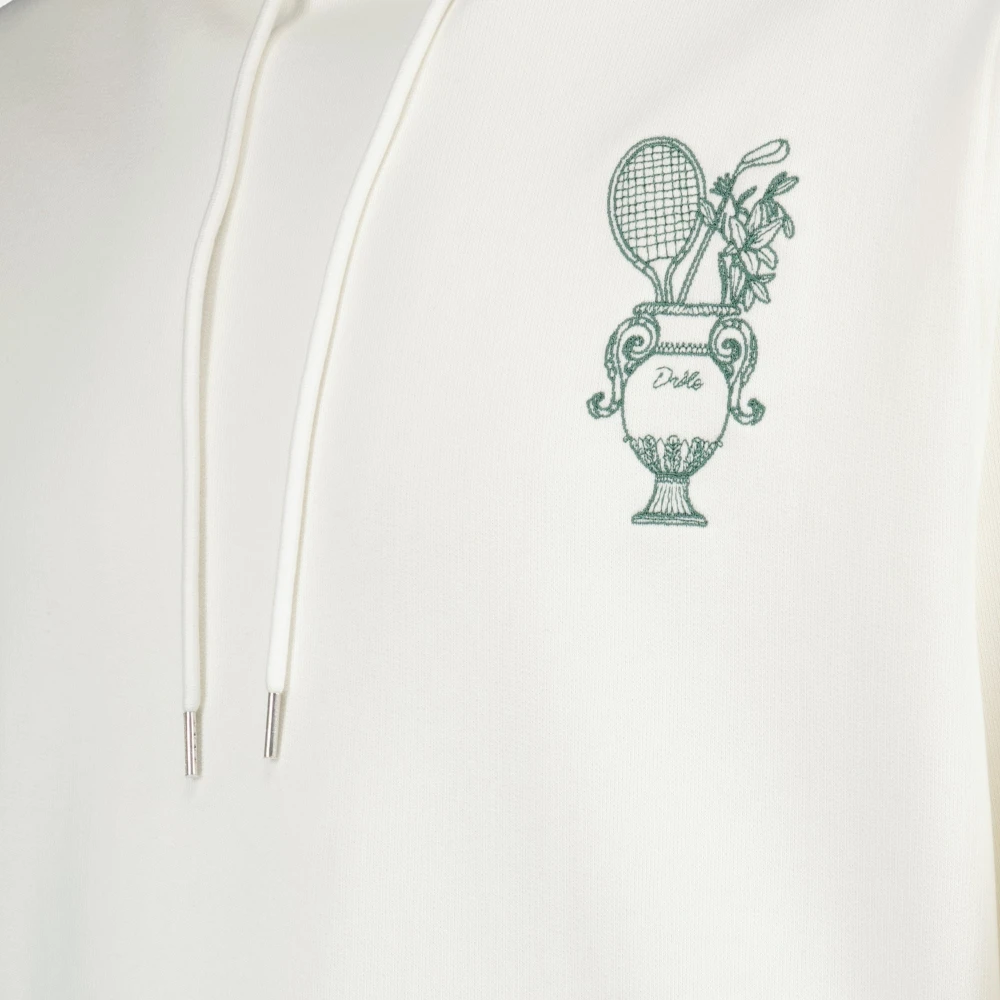 Drole de Monsieur Medicis Sport hoodie White Heren