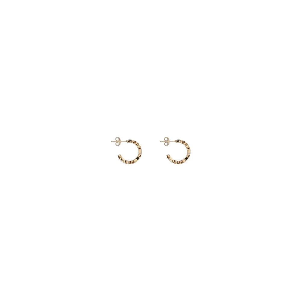 Versace Women's Gray Logo Earrings