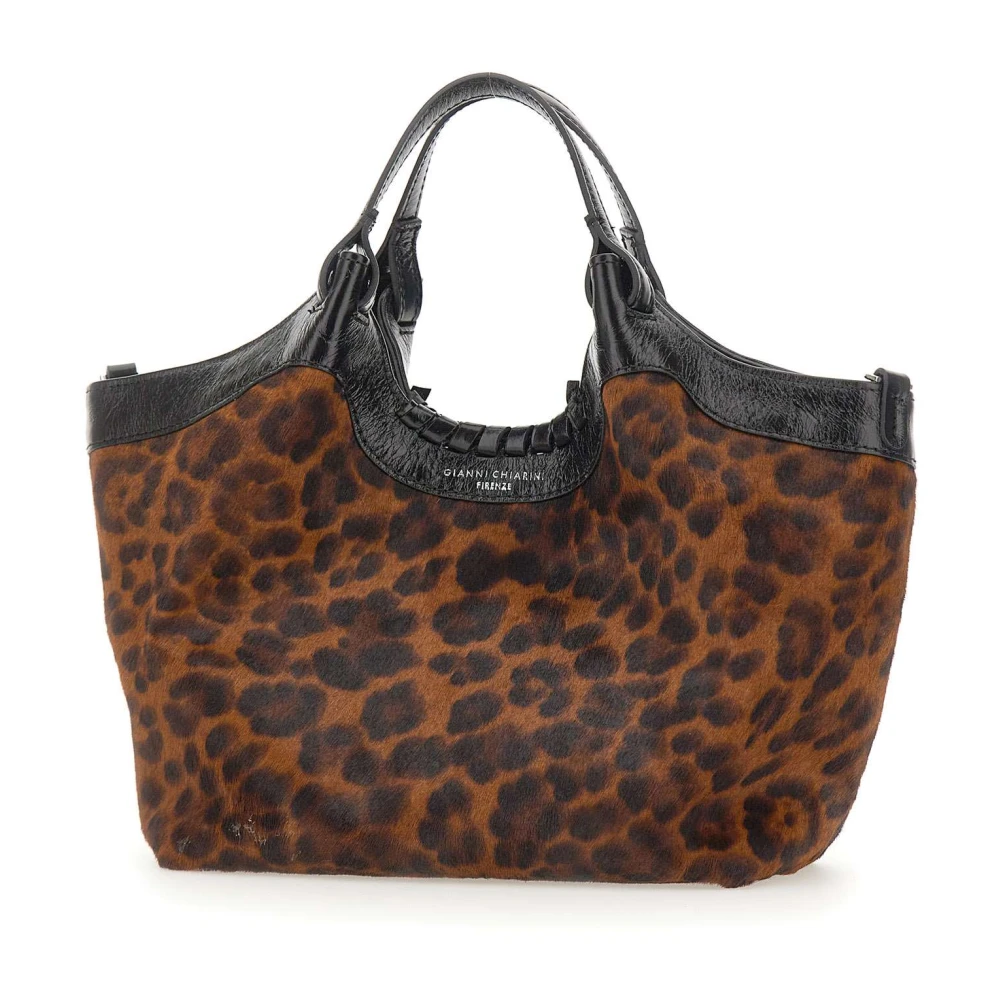 Gianni Chiarini Women's Brown Shopping Bags, One Size, Dua Handbag