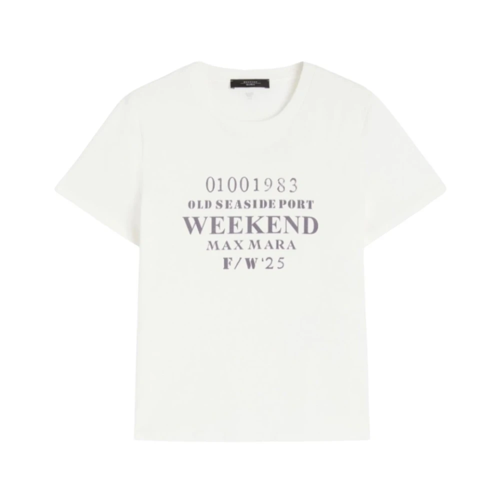 Max Mara Women's White T-Shirts, Xs, T-Shirt W.