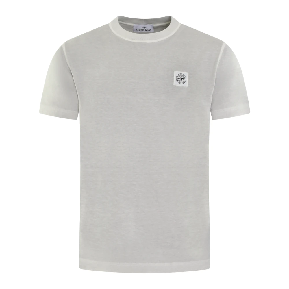Stone Island Kompas Patch T-shirt in grijs Gray Heren