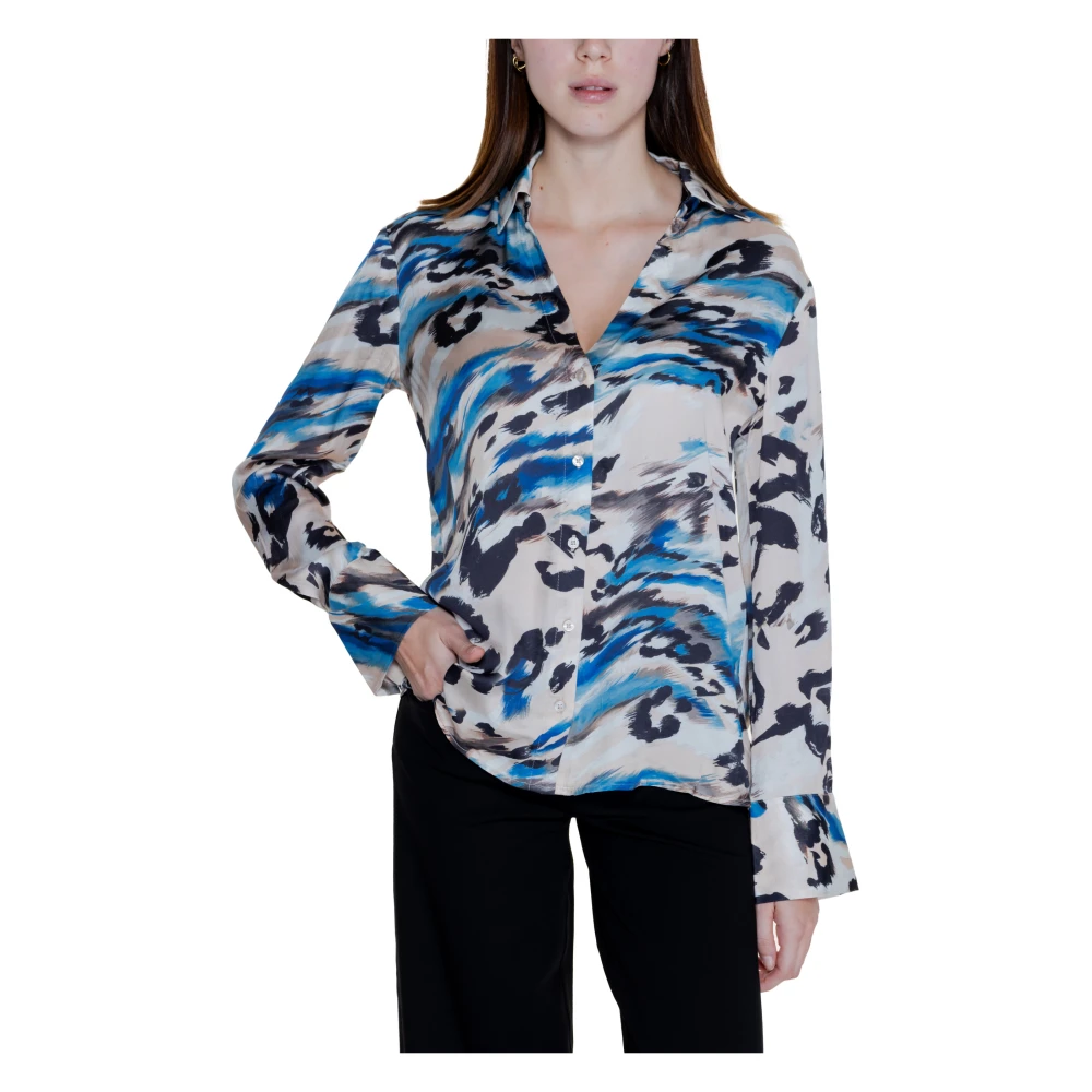 Guess Damesblouses Collectie 100% Viscose Multicolor Dames