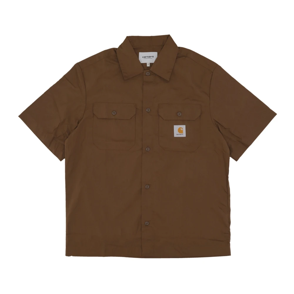 Carhartt WIP Craft Shirt Lumber Streetwear T-Shirt Brown Heren
