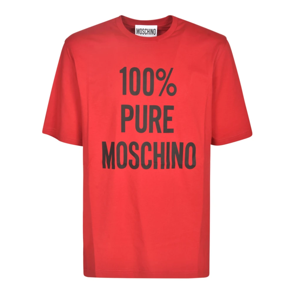 Moschino Stijlvolle T-shirts en Polos Red Heren