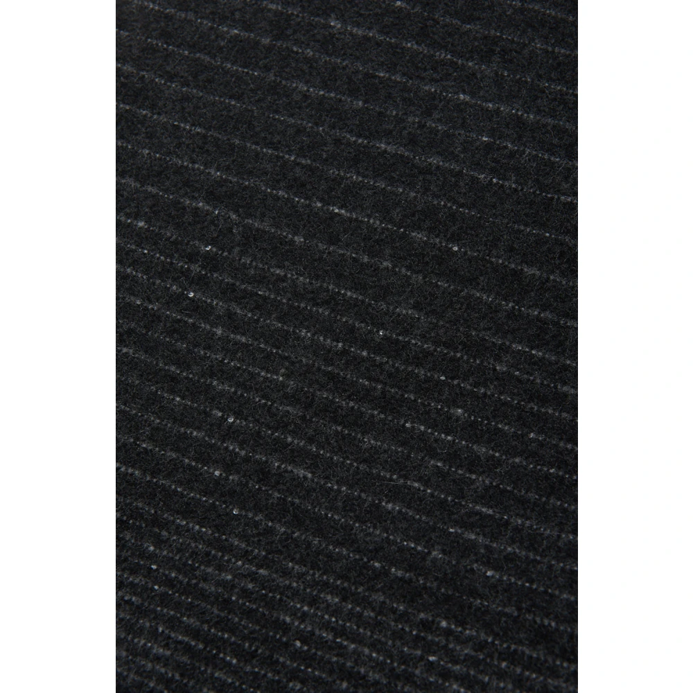 PESERICO Cape in wol kasjmier en pailletten Black Dames