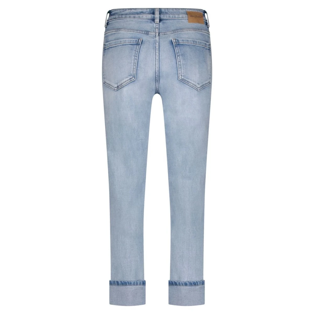 Red Button Lichte Steen Kim Jeans Blue Dames