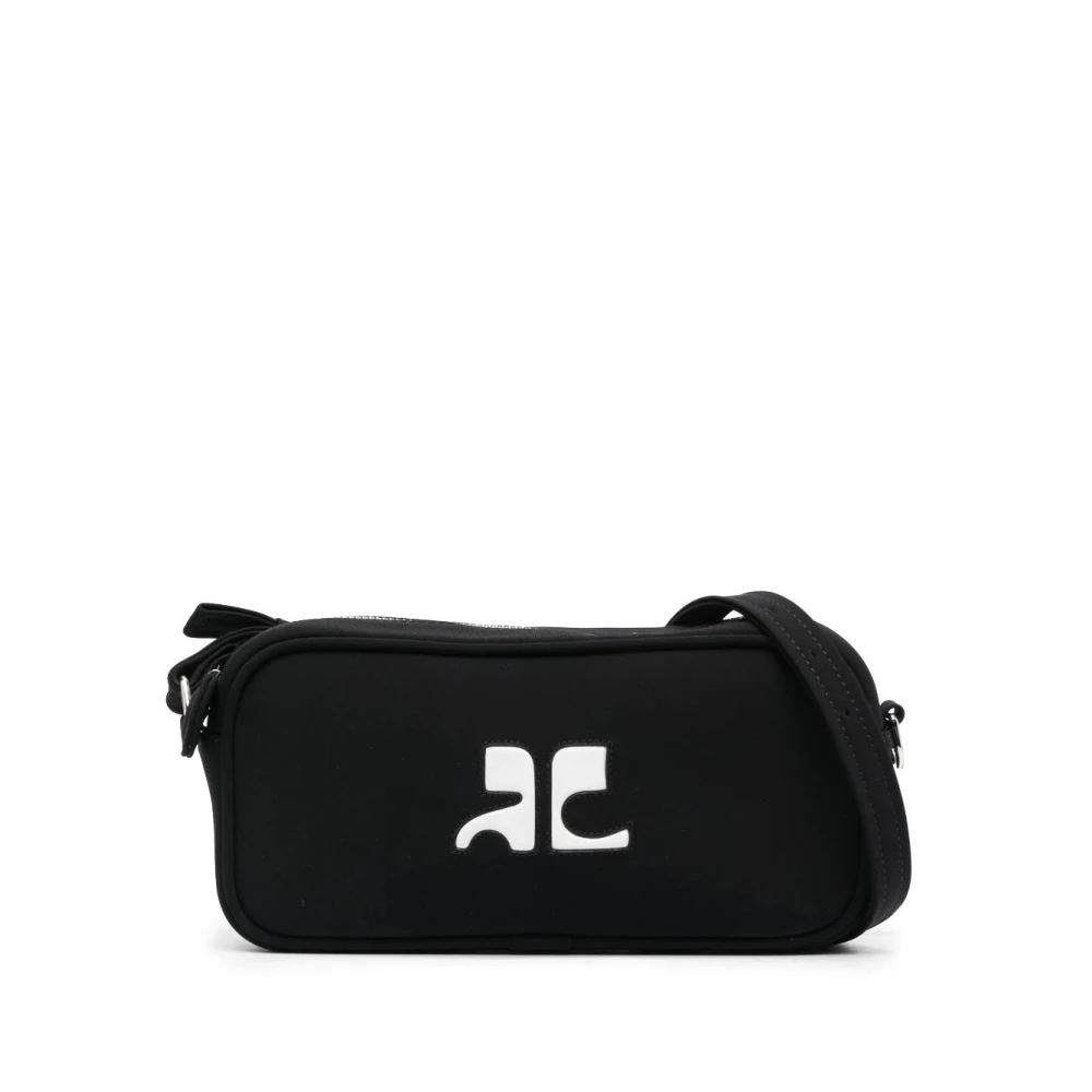 Courrèges Casual Zwarte Crossbody Tas Black Dames