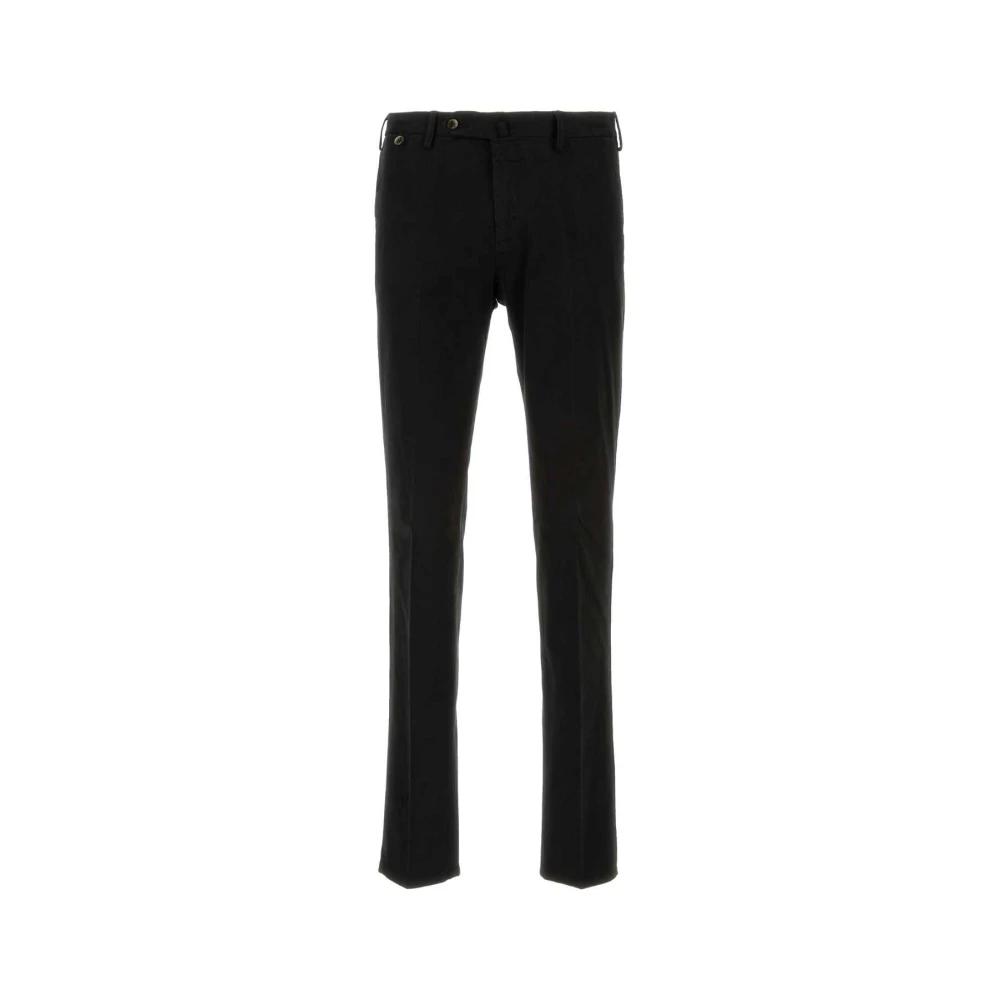 PT Torino Stretch Katoenen Zwarte Broek Black Heren