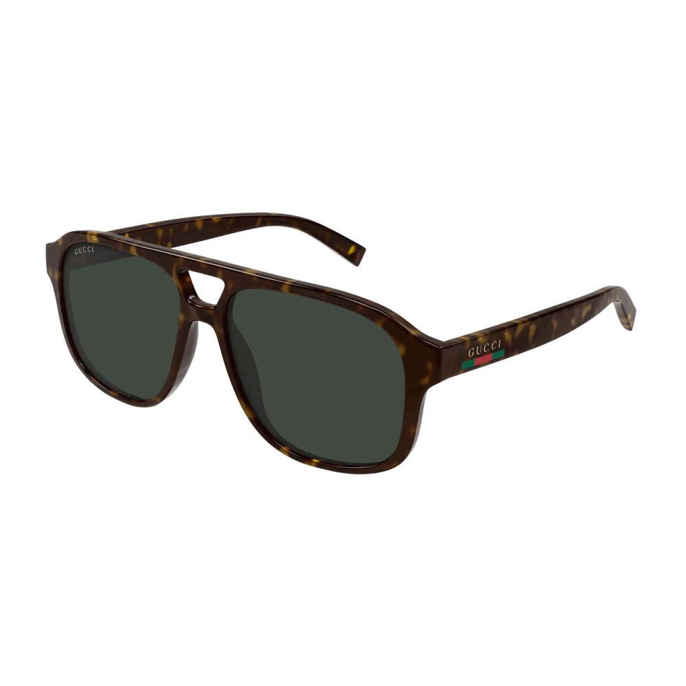 Gucci Men's Brown Sunglasses, 57 Mm, Pilot Sunglasses