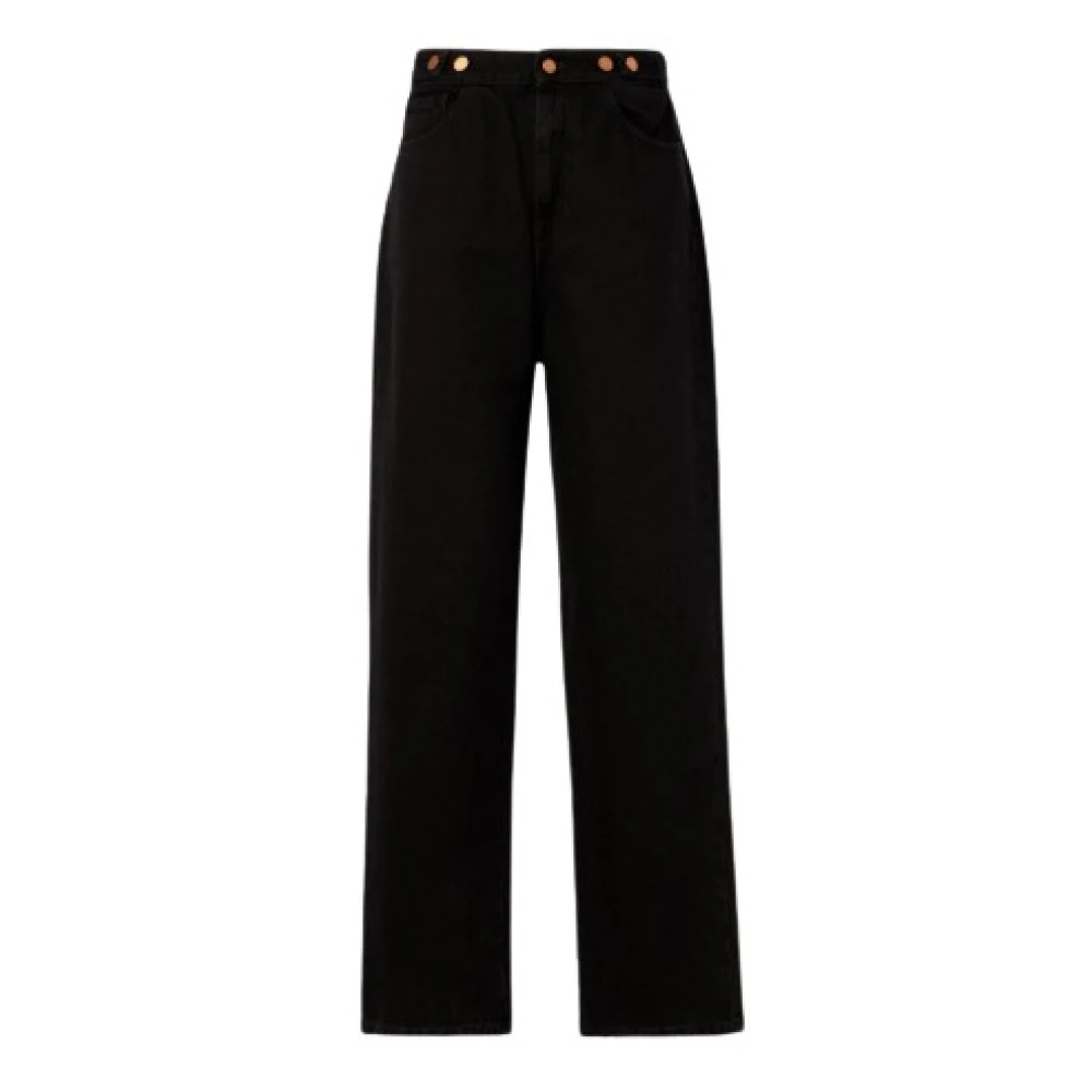 3X1 Zwarte Luxe Solide Jeans Boutique Black Dames