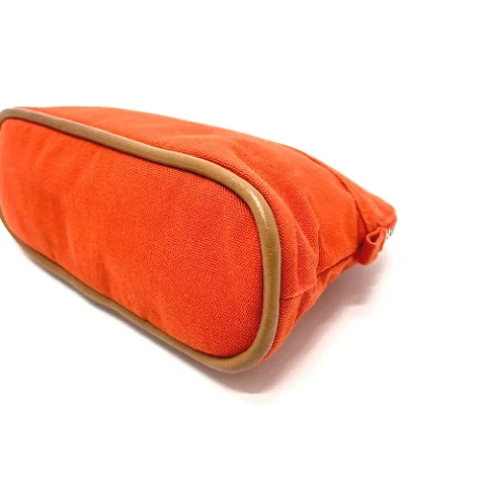 Hermès Vintage Pre-owned Cotton pouches Orange Dames
