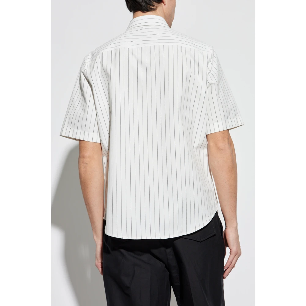 Burberry Gestreept shirt White Heren