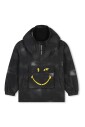 veste-anorak-noire-a-imprime-smiley
