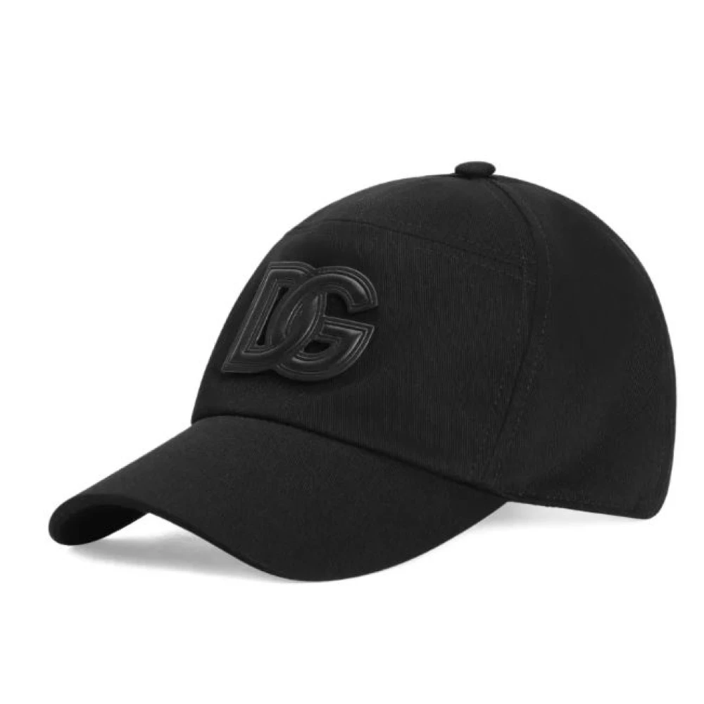 Dolce & Gabbana Mannelijk Zwart Accessoires Heren, 59 Cm, Caps